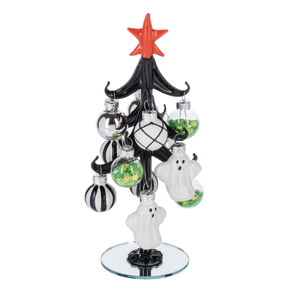 Halloween Tree with Ornaments