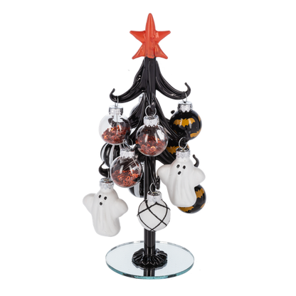 Halloween Tree with Ornaments