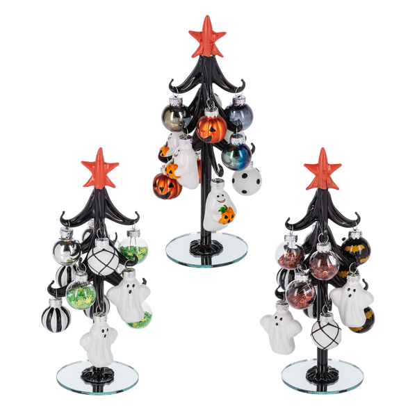 Halloween Tree with Ornaments