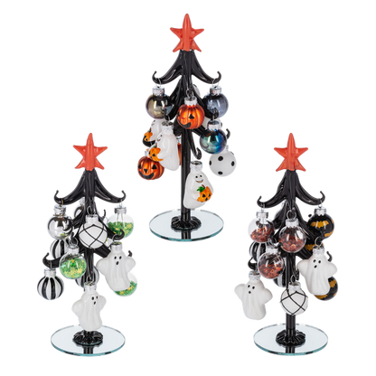 Halloween Tree with Ornaments