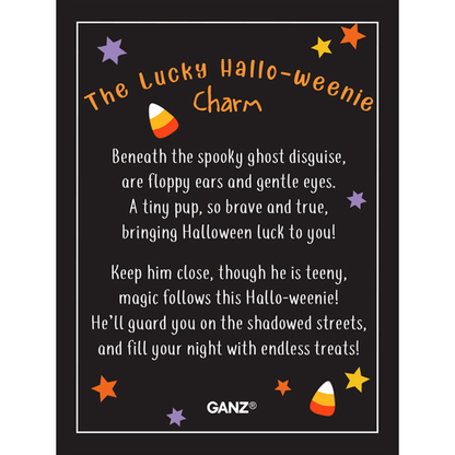 The Lucky Hallo-Weenie Charm with Insert Card