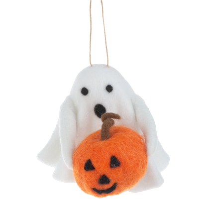 Handcrafted Ghost Ornament-Assorted, each sold separately
