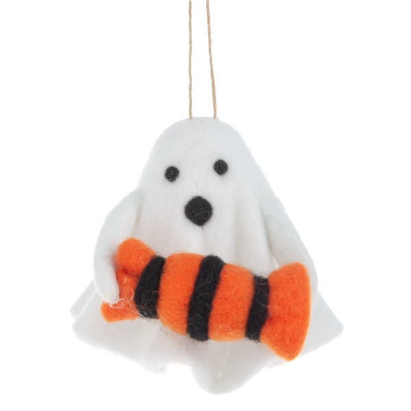 Handcrafted Ghost Ornament-Assorted, each sold separately