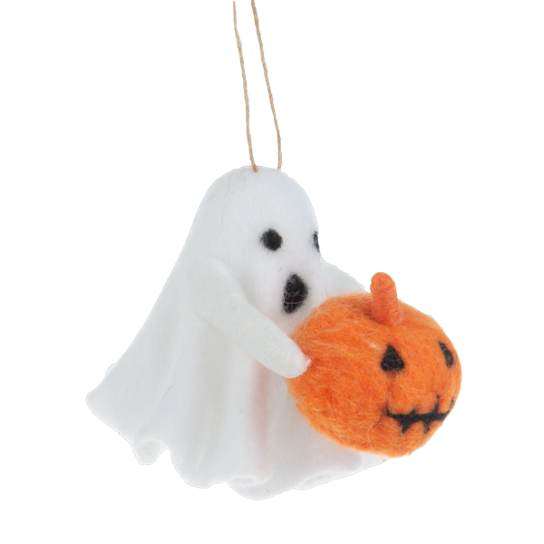 Handcrafted Ghost Ornament-Assorted, each sold separately