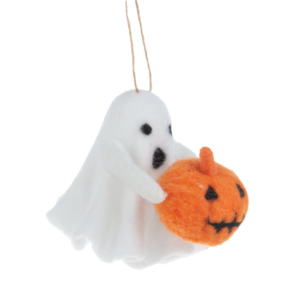 Handcrafted Ghost Ornament-Assorted, each sold separately