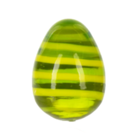 Oh Happy Day! Glass Egg Charm, with Insert Card (Assorted-each sold seperately)