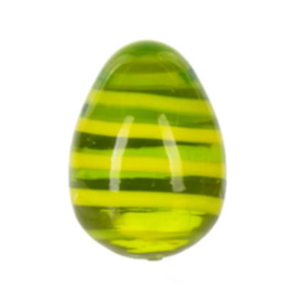 Oh Happy Day! Glass Egg Charm, with Insert Card (Assorted-each sold seperately)