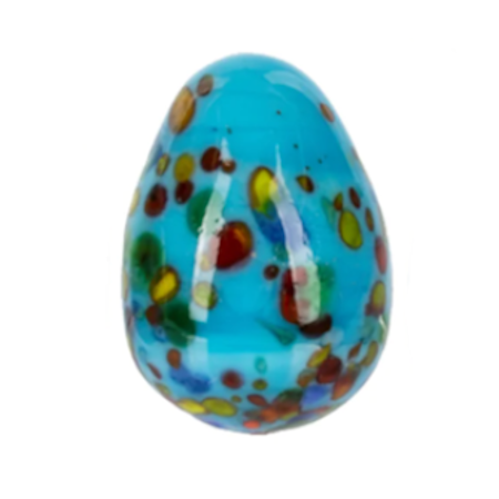 Oh Happy Day! Glass Egg Charm, with Insert Card (Assorted-each sold seperately)