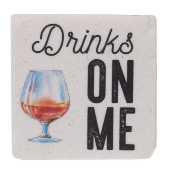 Watercolor Happy Hour Coaster Set