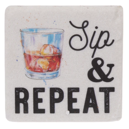 Watercolor Happy Hour Coaster Set