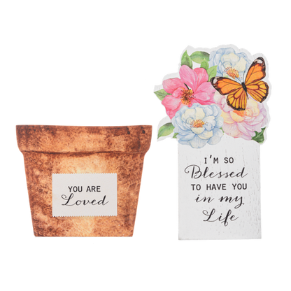 Hidden Message Plaques-Assorted, each sold separately