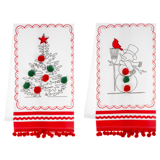 Holiday Icon Tea Towel-Assorted, sold seperately