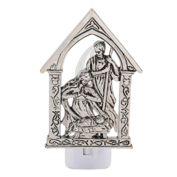 Holy Family Metal Plug-In Night Light