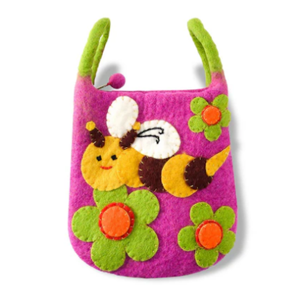 Honey Bee Cross Body Kids Bag-Assorted Colors, each sold separately