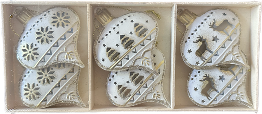 Holiday Drop 6-Piece Ornament Set