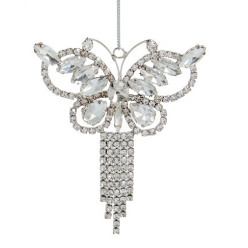 Butterfly Ornaments with Rhinestones and Gems-Assorted, sold separately