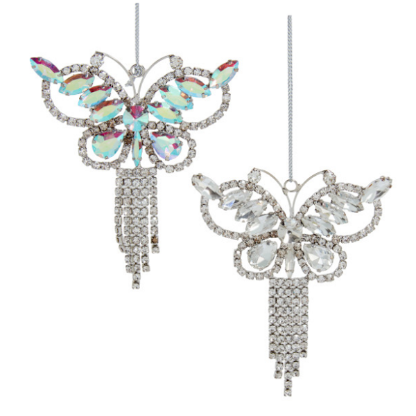 Butterfly Ornaments with Rhinestones and Gems-Assorted, sold separately