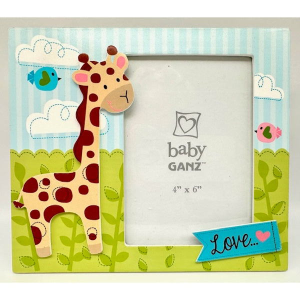 Jamie Giraffe Picture Frame, 4" x 6"