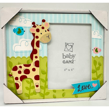 Jamie Giraffe Picture Frame, 4" x 6"