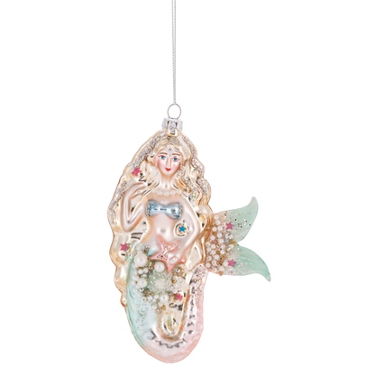 Jeweled Mermaid Ornament