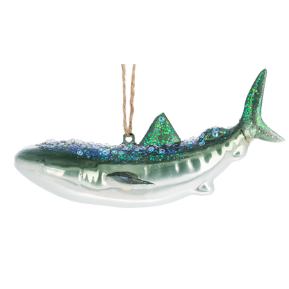 Jeweled Whale Ornament-Assorted, sold seperately