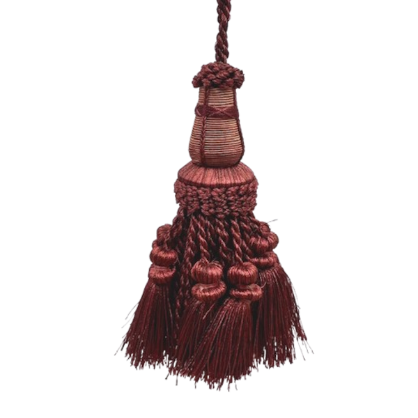 Jhalar 6" Key Tassel, Sienna Mix