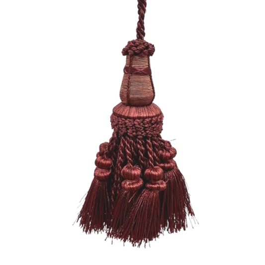 Jhalar 6" Key Tassel, Sienna Mix