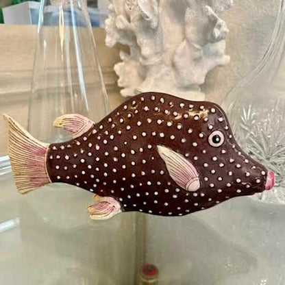 Fabienne Jouvin Hand Painted Tropical Fish Porcelain Figurines-Assorted Styles, sold separately