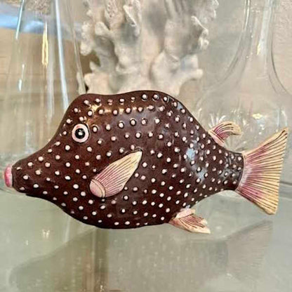 Fabienne Jouvin Hand Painted Tropical Fish Porcelain Figurines-Assorted Styles, sold separately