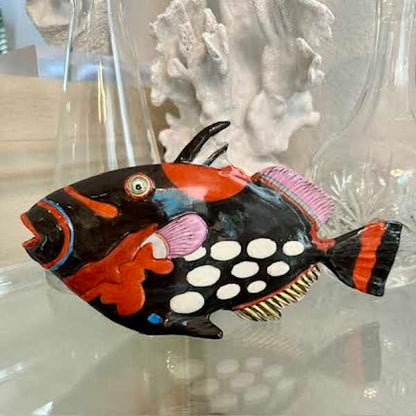 Fabienne Jouvin Hand Painted Tropical Fish Porcelain Figurines-Assorted Styles, sold separately