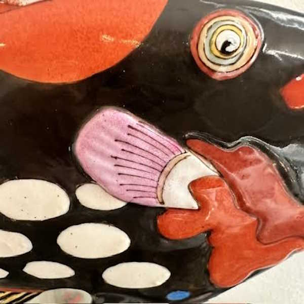 Fabienne Jouvin Hand Painted Tropical Fish Porcelain Figurines-Assorted Styles, sold separately
