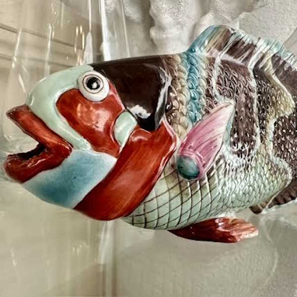 Fabienne Jouvin Hand Painted Tropical Fish Porcelain Figurines-Assorted Styles, sold separately