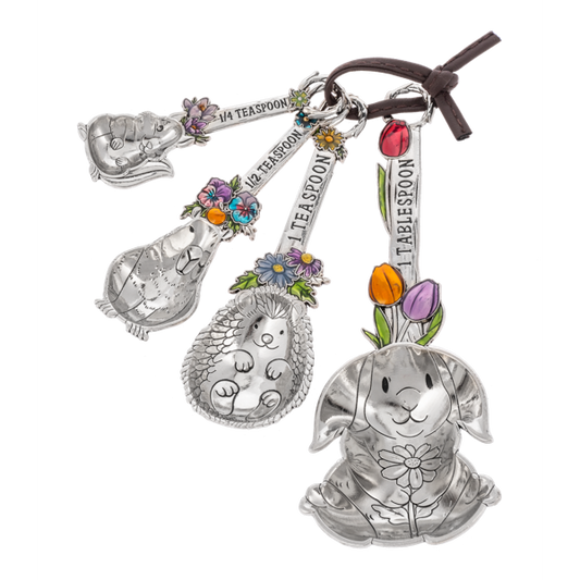 Spring Kitchen Friends-Measuring Spoons, Set of 4