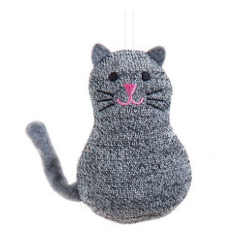 Knit Cat Ornament-Assorted Styles, each sold separately