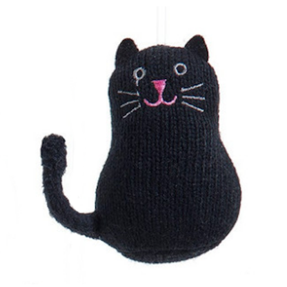 Knit Cat Ornament-Assorted Styles, each sold separately