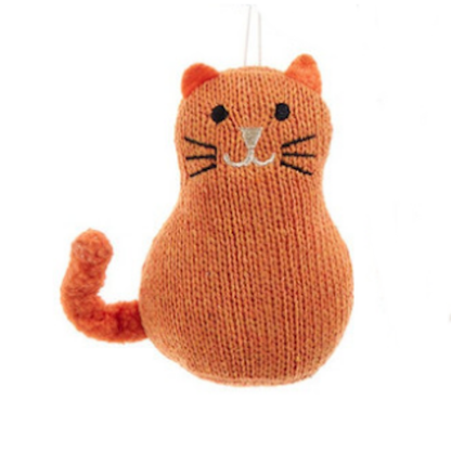 Knit Cat Ornament-Assorted Styles, each sold separately