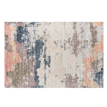 Kyra Rug-Blue, Beige, Blush, Grey