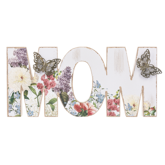 La Fleur MOM Block Sign