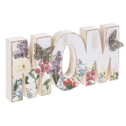 La Fleur MOM Block Sign