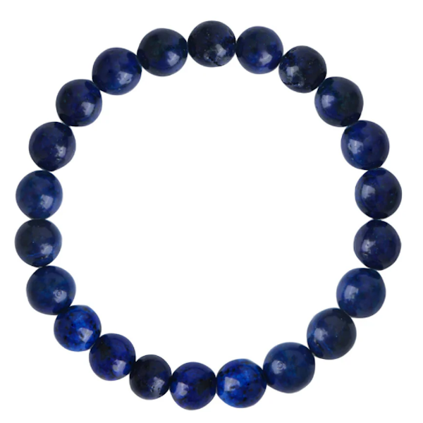 Lapis Lazuli Beaded Stretch Bracelet