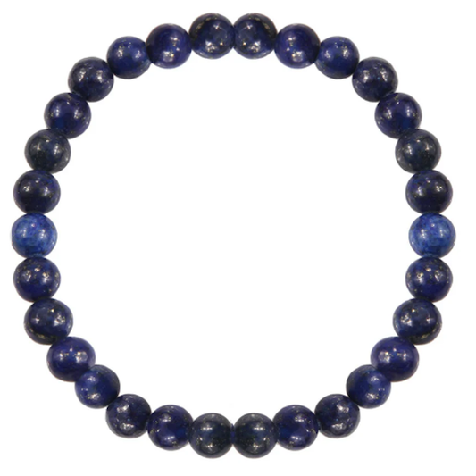 Lapis Lazuli Beaded Stretch Bracelet