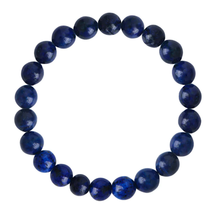 Lapis Lazuli Beaded Stretch Bracelet