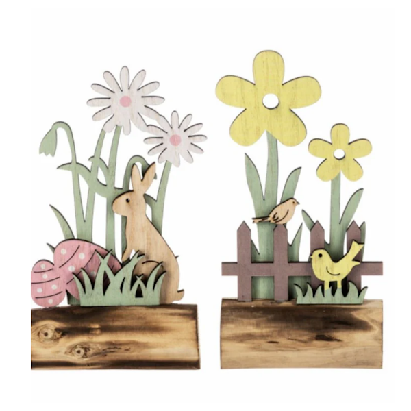 Laser Cut Easter Figurine-Assorted, each sold separately