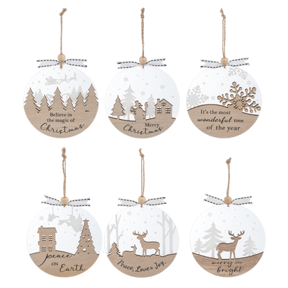 Lasercut Ornaments-Assorted, each sold separately