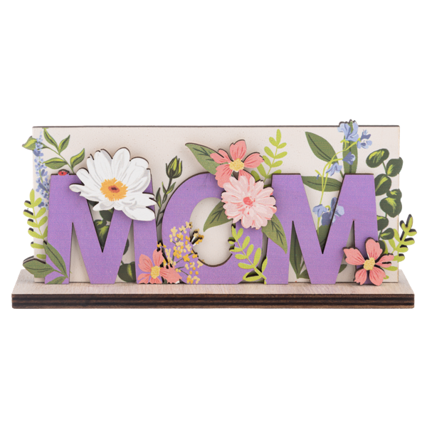 Layered Wood MOM Signs-each sold separately