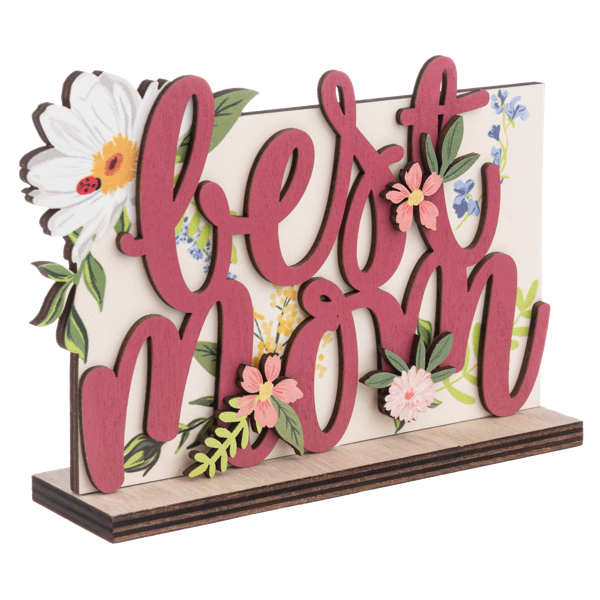Layered Wood MOM Signs-each sold separately