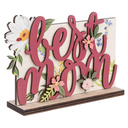 Layered Wood MOM Signs-each sold separately