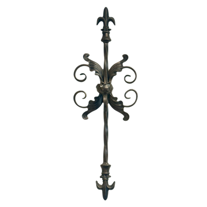 Iron Leaf Scroll-Wall Candle Sconce