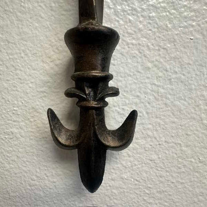 Iron Leaf Scroll-Wall Candle Sconce