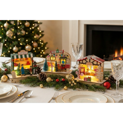 Light Up Christmas Scenes-Assorted, each sold separately